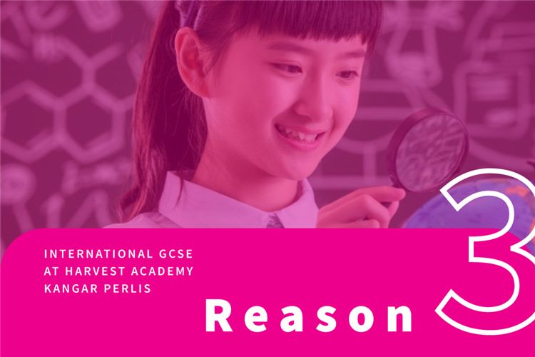 International GCSE at Harvest Academy: reason 3